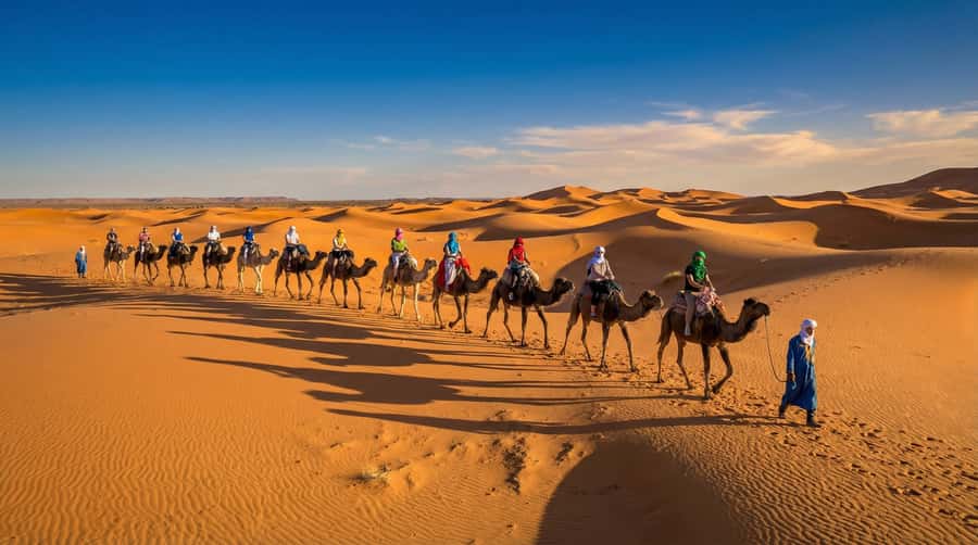 Marrakech to Fes: 3-Day Merzouga Desert Camel & Sandboarding - At a glance