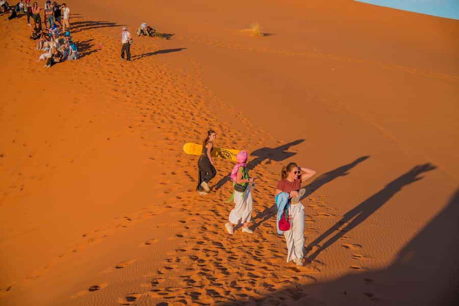 Marrakech to Fes: 3-Day Merzouga Desert Camel & Sandboarding - What the $154 price really covers