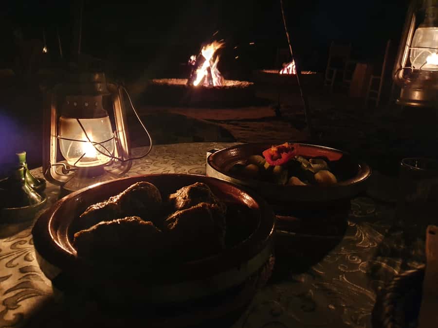 Marrakesh: Agafay Desert Quad & Camel Tour with Dinner - Sunset, tea, and the changing desert light