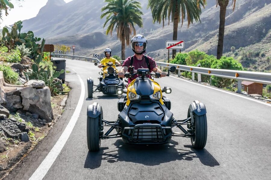 Maspalomas: Ryker Moto Tour to Fataga (Mountain buggy) - A road ride with room to settle in