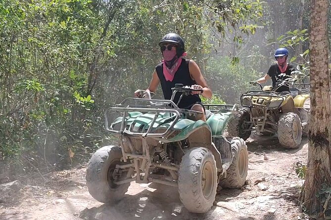 Maya Adrenaline Tulum: Cenote + 5 Ziplining + ATV Adventure - A full jungle day in four to five hours