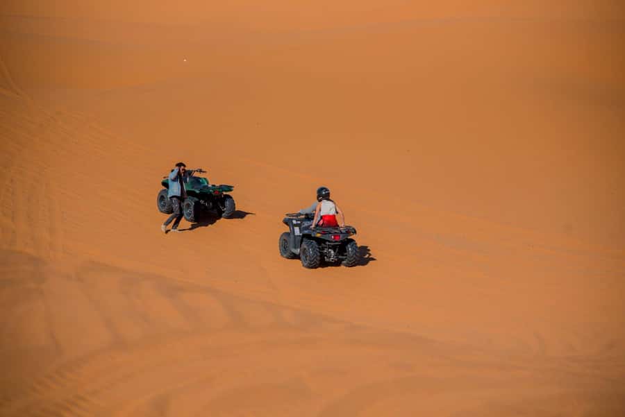 Merzouga : Adventure Quad Bike Safari, & Sandboarding - Sandboarding after the quad ride