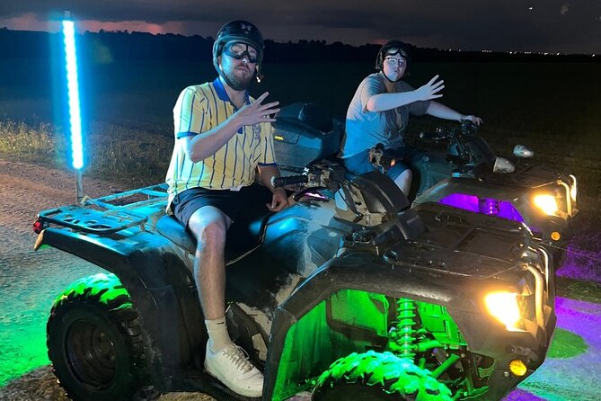 Miami (Bad A") Glow in the Dark ATV Riding Experience #1TOP Rated - The safety briefing and getting comfortable on the ATV