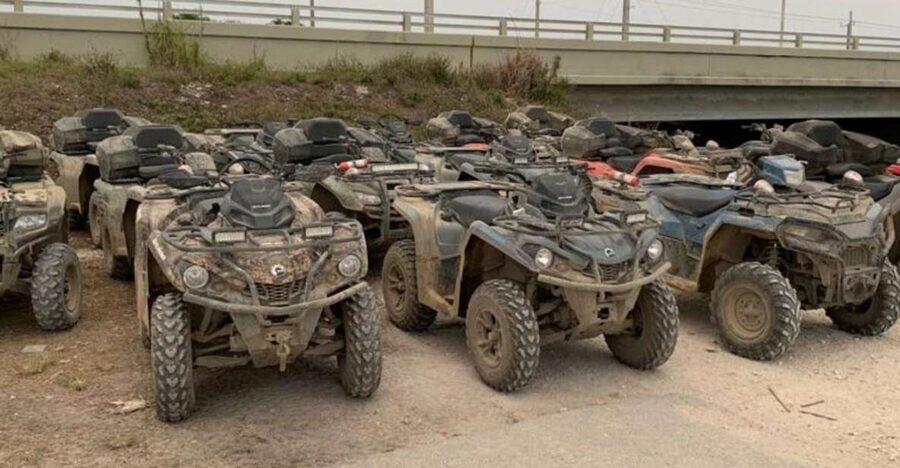 Miami Park Entrance Extreme ATV Riding Experience - Leaving Miami for the Redland riding grounds