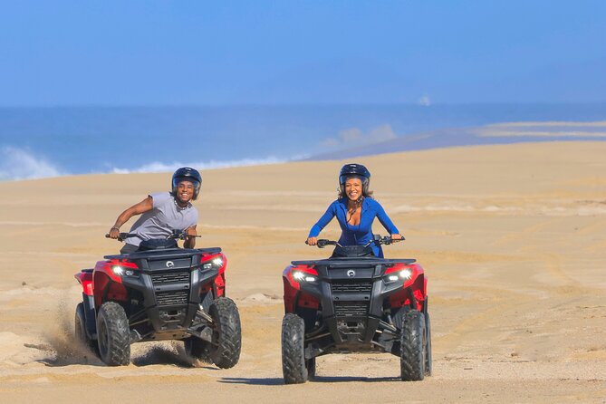 Migriño Beach And Dunes ATV Tour in Cabo - Safety, clothing, and who should ride