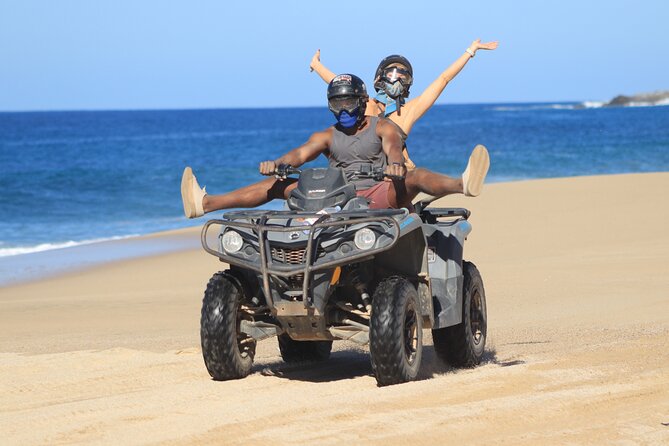 Migriño Beach & Dunes off-road Tour ATV - Learning to handle a single or double ATV