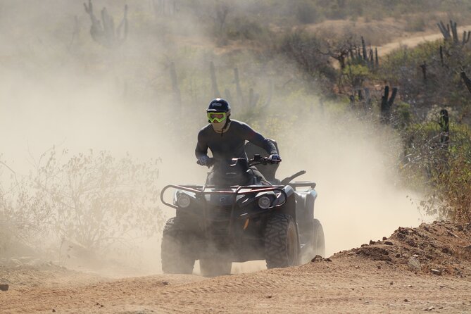 Migriño Beach & Dunes off-road Tour ATV - Dust, clothing, safety, and comfort
