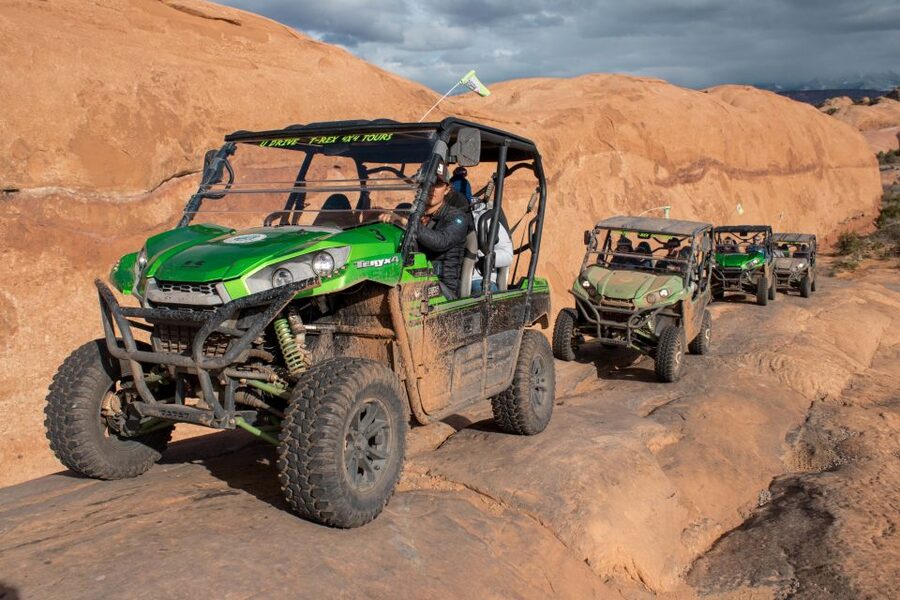 Moab: Hell's Revenge UTV 4x4 Guided Adventure - Devil’s Backbone and the steepest-feeling moments