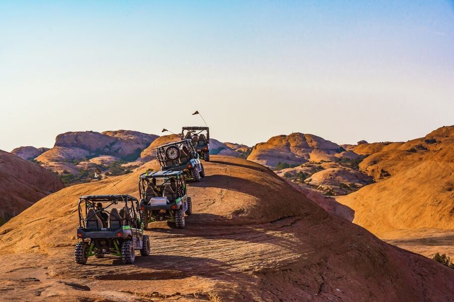 Moab: Hell's Revenge UTV 4x4 Guided Adventure - Lake Michigan and the odd beauty of desert water