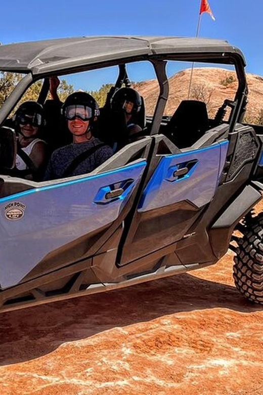 Moab: U-Drive UTV Sunset Guided Adventure on Hell's Revenge - Desert stories between the climbs