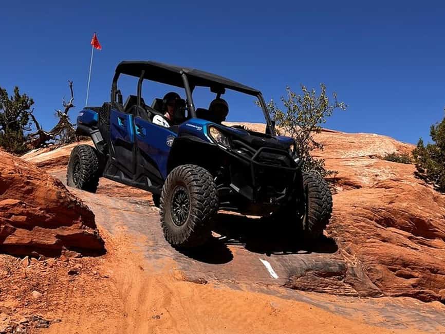 Moab: U-Drive UTV Sunset Guided Adventure on Hell's Revenge - Starting at 300 South and Main Street