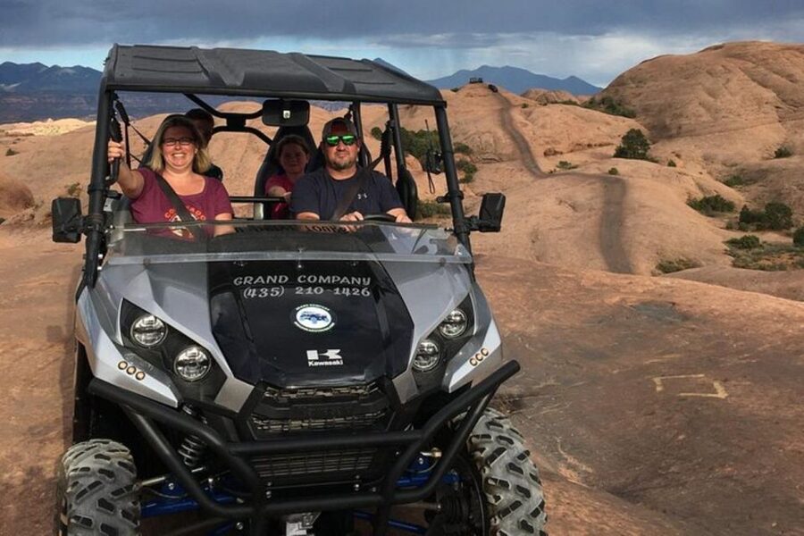 Moab: You Drive Guided Hell's Revenge UTV Tour - Getting comfortable in the UTV