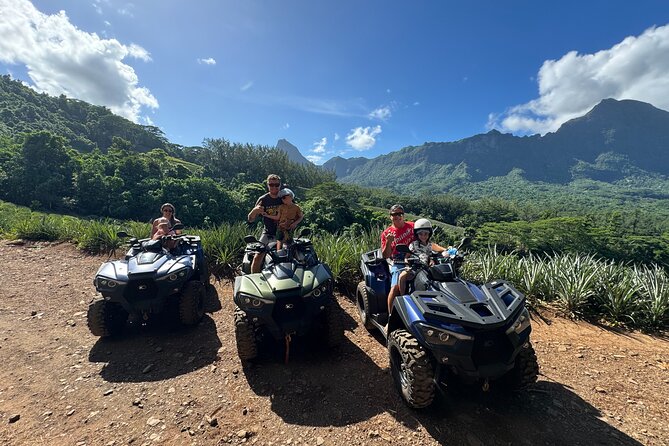 Moorea Solo or Twin 3 hours 30 ATV Tour - Magic Mountain brings the biggest payoff