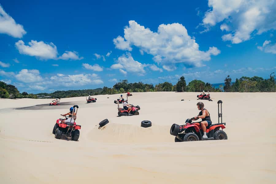 Moreton Island: Tangalooma ATV Quad Bike and Helicopter Tour - Tangalooma gives you a whole resort day
