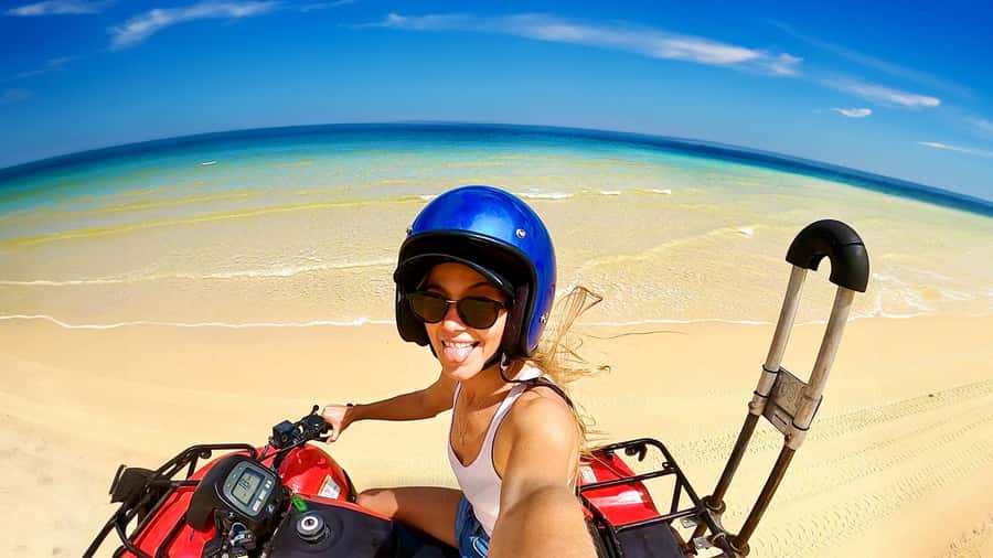 Moreton Island: Tangalooma Day Trip with ATV Quad Bike Tour - Crossing Moreton Bay from Brisbane