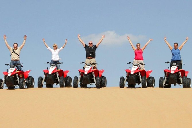 Morning Desert Safari With Quad Bike - Sandboarding, camel riding, and desert stops