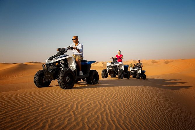 Morning Desert Safari with Quad Bike Tour Abu Dhabi - The camel farm and the meaning of the ride