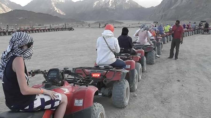 Morning Trip: Desert Safari Riding a Speed Quad Bike, Pickup - What the $27 price delivers