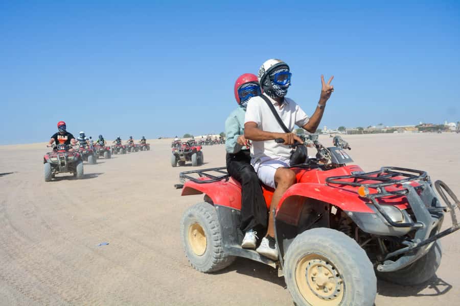Morning Trip: Desert Safari Riding a Speed Quad Bike, Pickup - Practical advice for a better ride