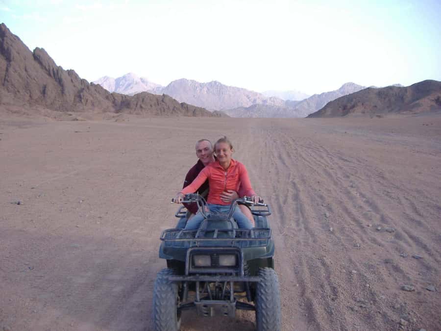 Morning Trip: Desert Safari Riding a Speed Quad Bike, Pickup - Getting started with the ten-minute quad lesson