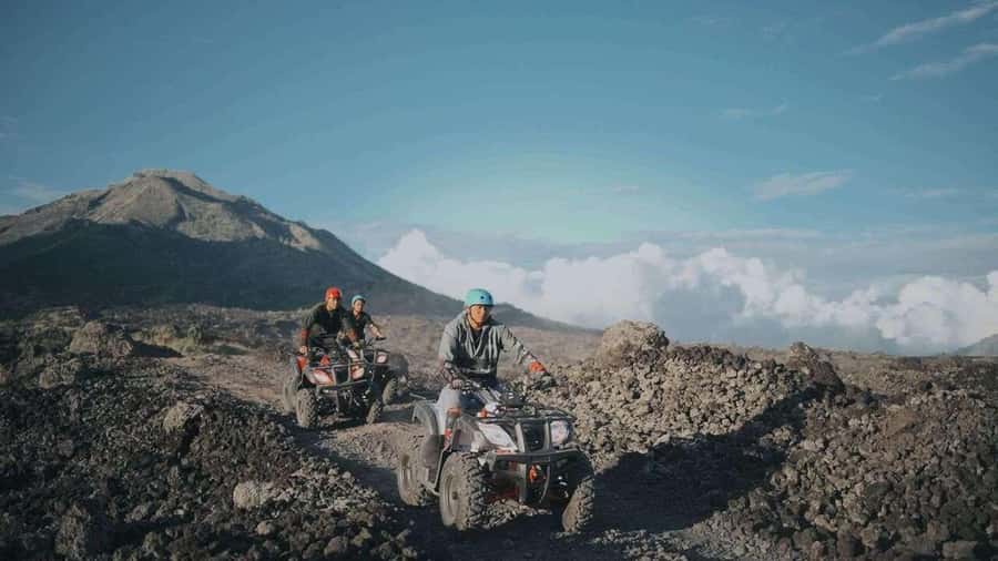 Mount Batur: ATV Quad Bike Black Lava & Sand Adventure - Adding Batur Natural Hot Spring