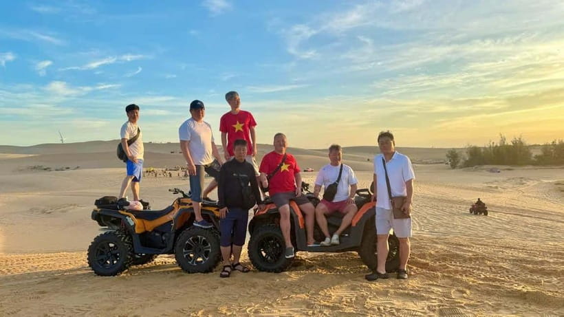 Mui Ne: Group Tour & Sunrise/Sunset Quad Bike Adventure - Fairy Stream: a barefoot walk through red sand
