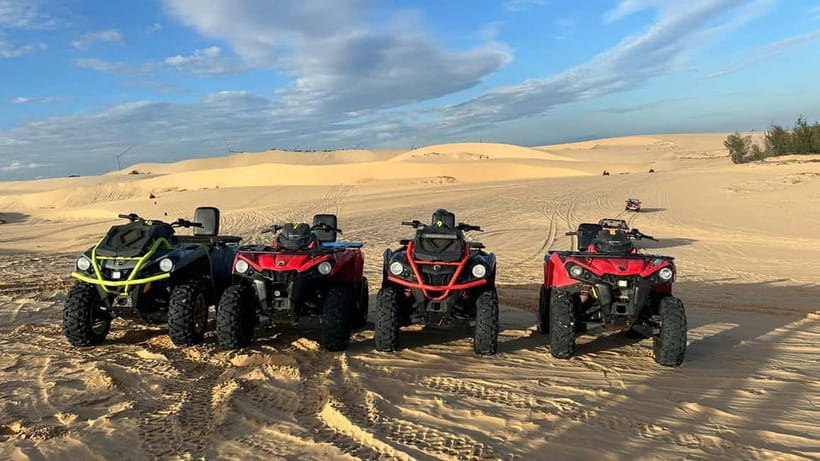 Mui Ne: Group Tour & Sunrise/Sunset Quad Bike Adventure - White Sand Dunes: the stop worth paying extra for