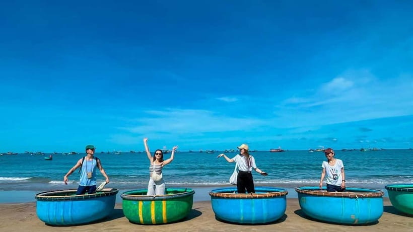 Mui Ne: Sand Dunes Jeep Tour (ATV WITH DRIVER) and Guide - The fishing village and a glimpse of working Mui Ne