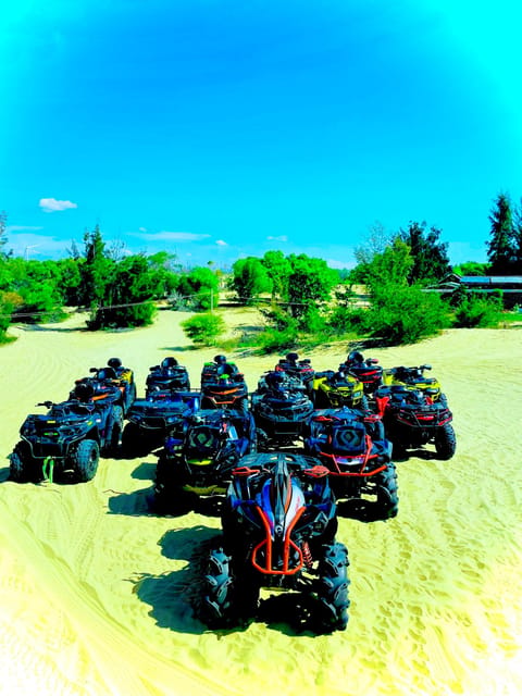 Mui Ne special: Quad Bike ATV drive by yourself+ Jeep &Guide - Mui Ne’s fishing village in the morning