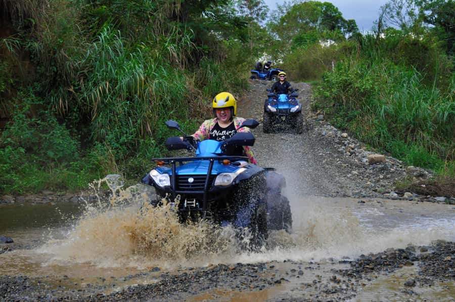 Nadi: Quad Bike ATV Off-Road Adventure Tour with Transfers - The mountain climb and Mamanuca Island view