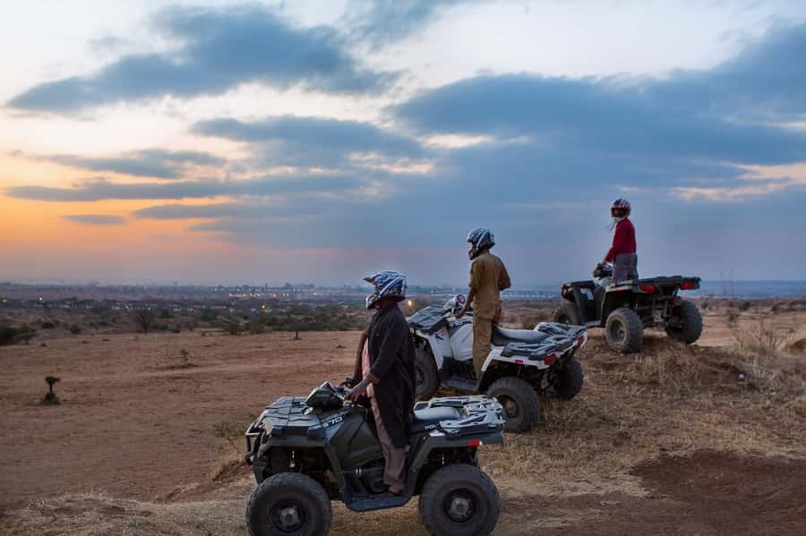 Nairobi: ATV/Quad Bike Wildlife Safari with Transfers & meal - Two hours across dusty trails and open savannah