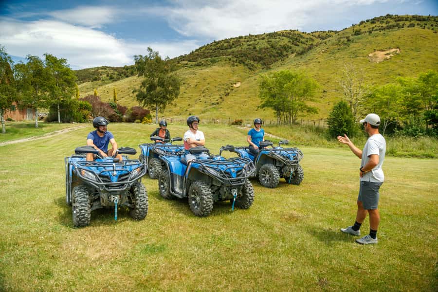 Nelson: Guided Quad Biking Tour Through Forest and Farmland - From Cable Bay farm to mountain track