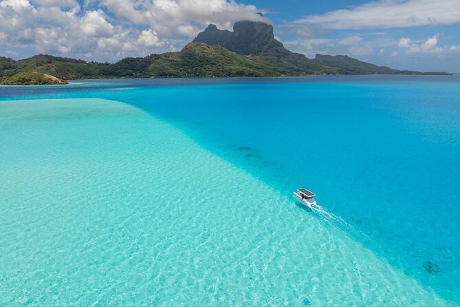 NEW!!! ATV TOURS with a local tour guide from Bora Bora - Anau Rock and views toward Mount Otemanu