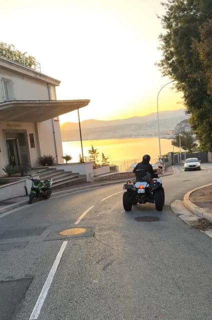 NICE BY ELECTRIC QUAD:panoramic tour from Nice - Place Massena and the Promenade des Anglais