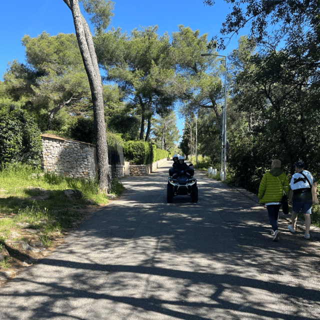 NICE BY ELECTRIC QUAD:panoramic tour from Nice - A short harbor stop for photos and a snack