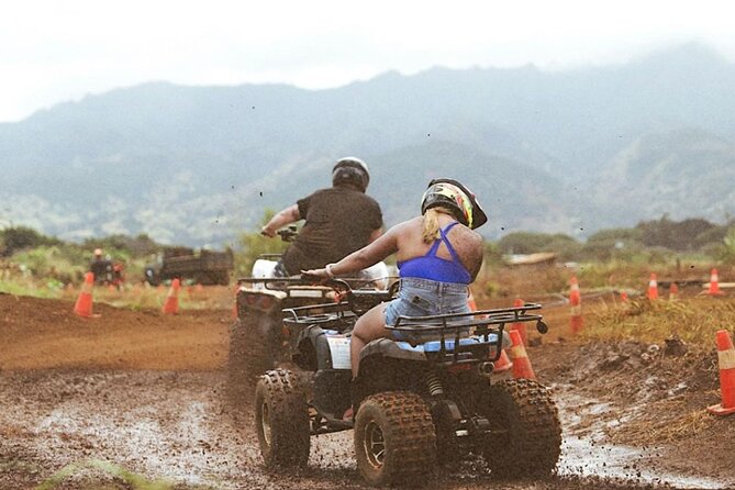 Oahu Beachfront ATV Adventure and Farm Tour - Planting a native shoreline species