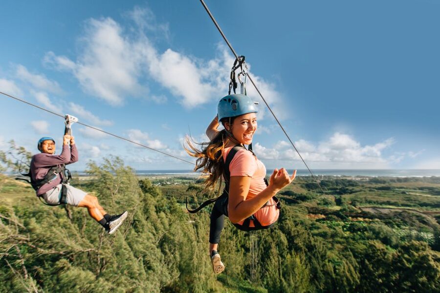 Oahu: North Shore Zip Line Adventure with ATV and Farm Tour - Key points at a glance