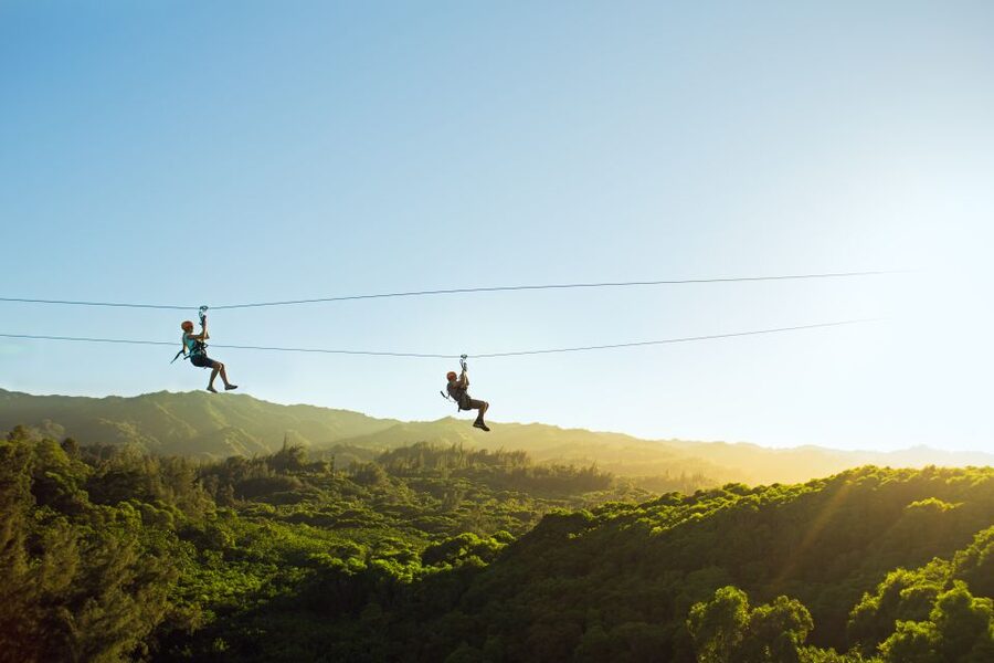 Oahu: North Shore Zip Line Adventure with ATV and Farm Tour - The 2-mile ATV ride through Keana Farms