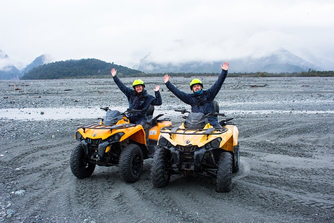 Off Road Quad Bike Adventure Tour in Franz Josef - Across an old glacier riverbed
