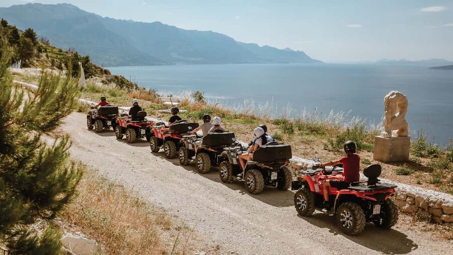 Omiš/Split Expedition: 65 km Quad Tour to Hidden Waterfalls - Starting in Omiš with a proper safety briefing