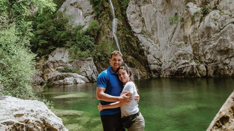 Omiš/Split Expedition: 65 km Quad Tour to Hidden Waterfalls - Climbing from the coast toward Zadvarje