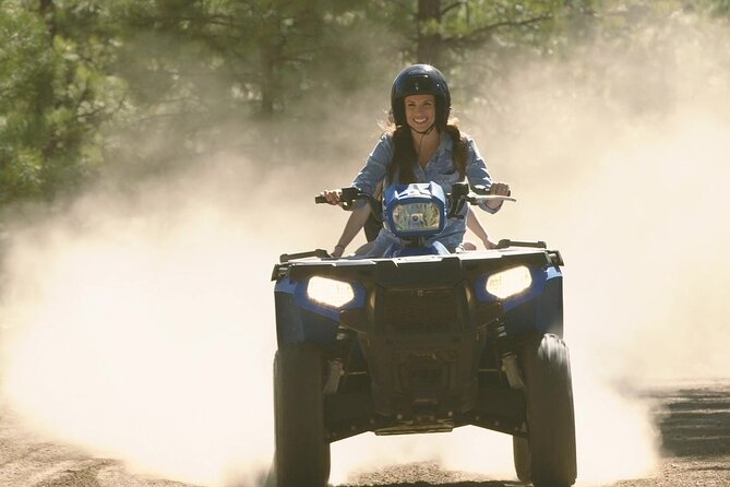 One Hour Guided ATV Ride in Utah - Leaving Bryce Canyon City for the pine forest