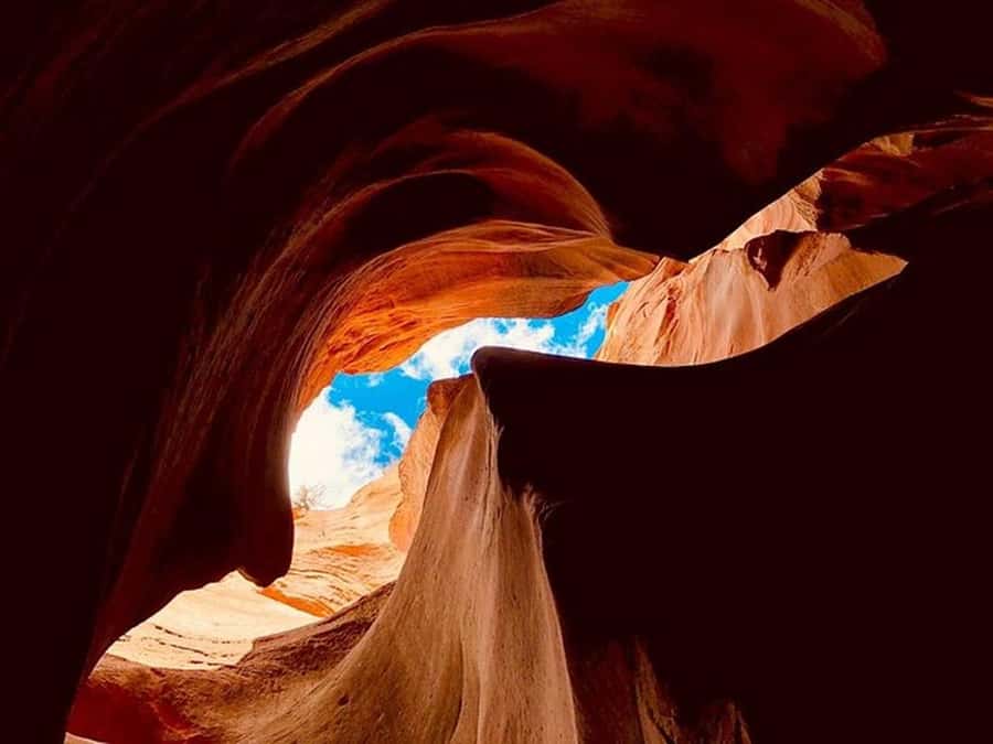 Orderville: East Zion Slot Canyons Award-Winning UTV Tour - Reaching the Upper and Lower Red Cave Canyons