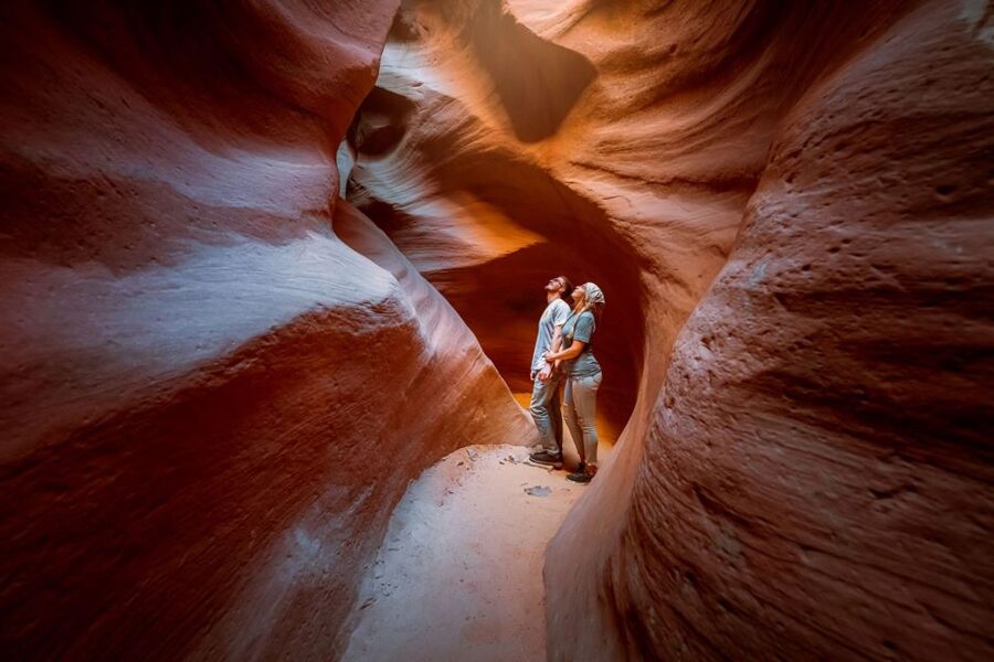 Orderville: East Zion UTV Ride and Red Rock Slot Canyon Hike - Checking in at the Sinclair station