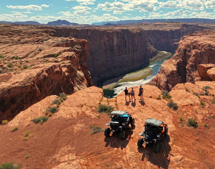 Page: Sunset UTV Tour Near Horseshoe Bend Overlook - The first turn of the wheel
