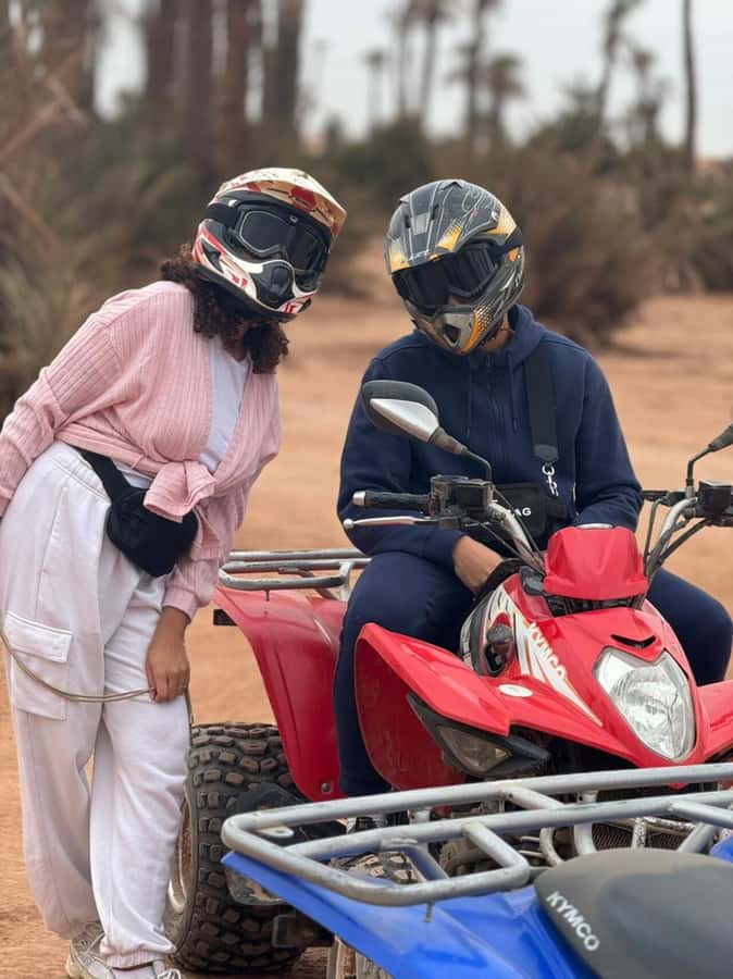 Palmeraie Marrakech Camel Ride & Quad Bike Package Exprience - One and a half hours on the quad trails