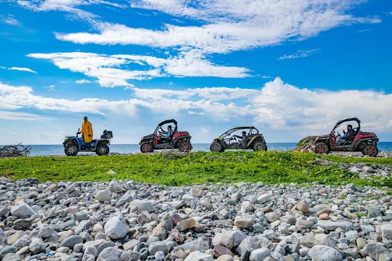 Paphos: 4x4 ATV & Buggy Safari Tour to Aphrodite's Rock - Reaching Aphrodite’s Rock and the sea