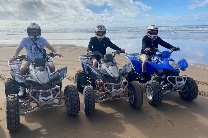 Paradise Valley & Desert Dunes with Camel Ride and quad bike - Quad biking across the Timlaline dunes
