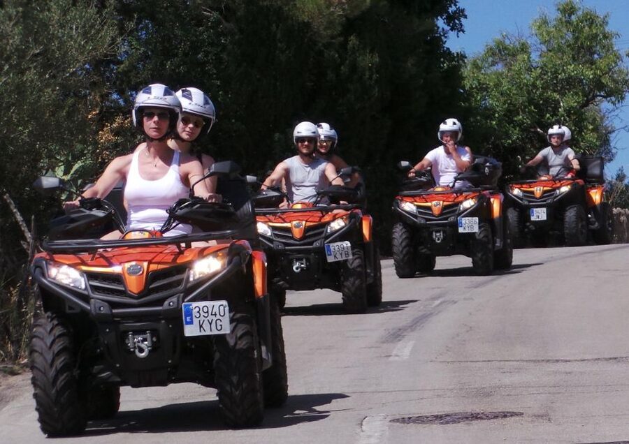 Peguera: Quad Tour - Passing through S’Arracó