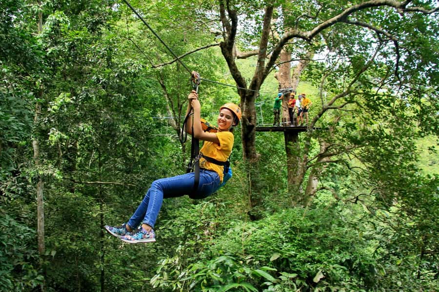 Phuket: ATV Experience and Zipline Combinaton Trip - Big Buddha and the forest setting